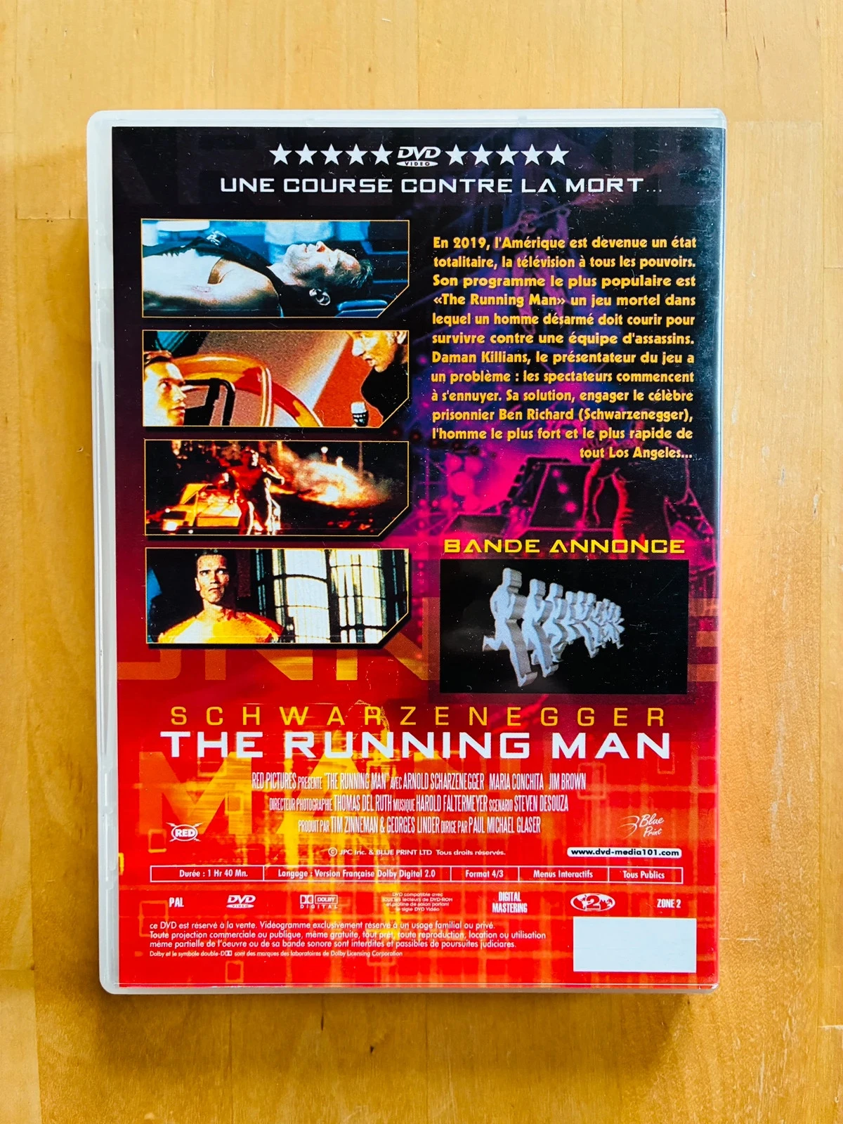 DVD The Running Man Arnold Schwarzenegger. – photo 3